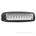 LED 6.3iNCH 18w dual color white amber work light engineering truck offroad led work light